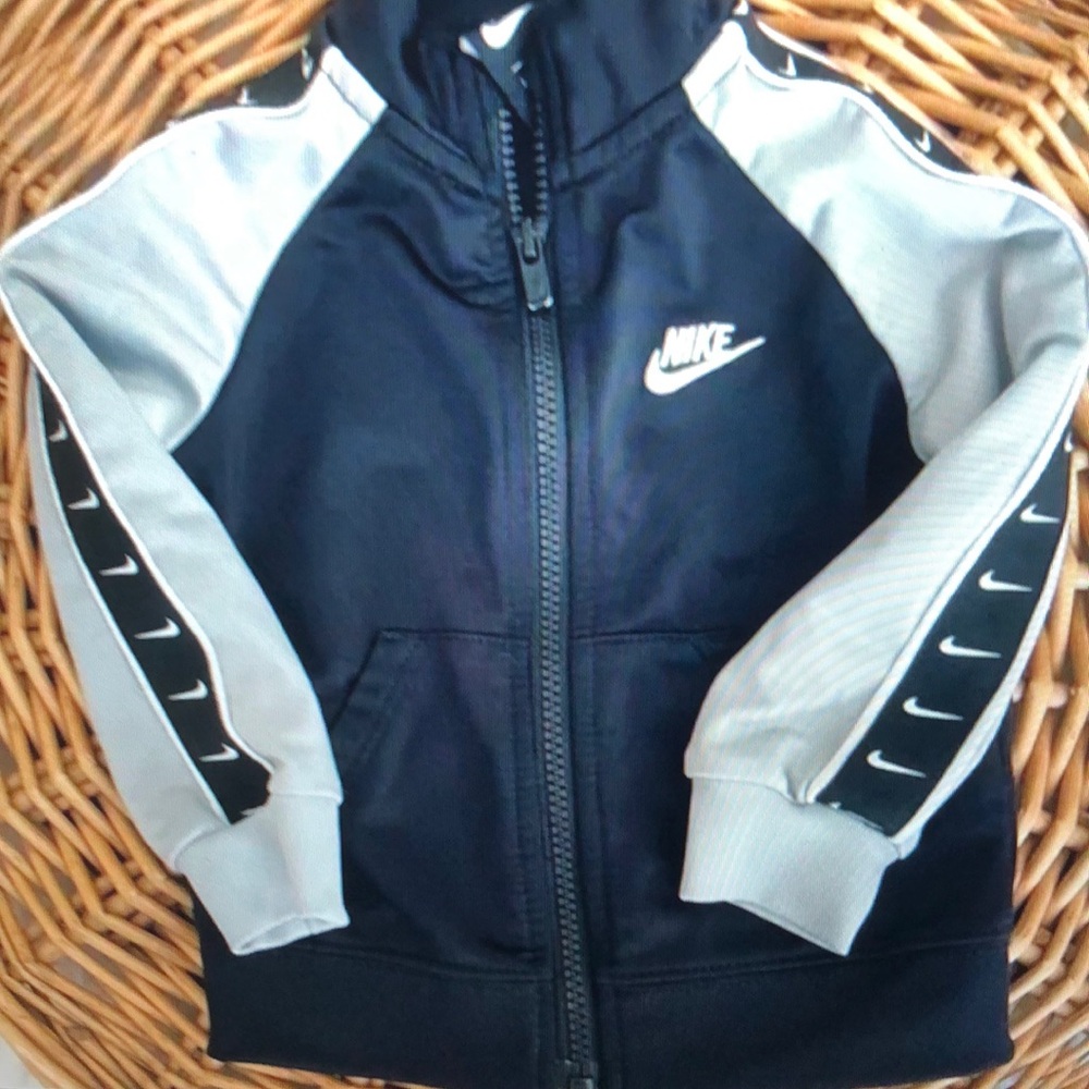Nike Grey and black zip up jacket